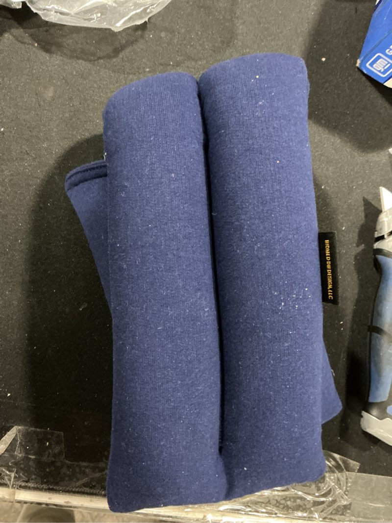 Condition photo showing Good Condition for SunnyBay Microwavable Heating Pads, Microwavable Moist Heated Neck and Shoulder Wrap, Versatile Weighted Beanbag Cold Pack or Warm Compress, 2.2 lbs, 26x4 Inches, Navy Blue 4x26 - Navy Blue