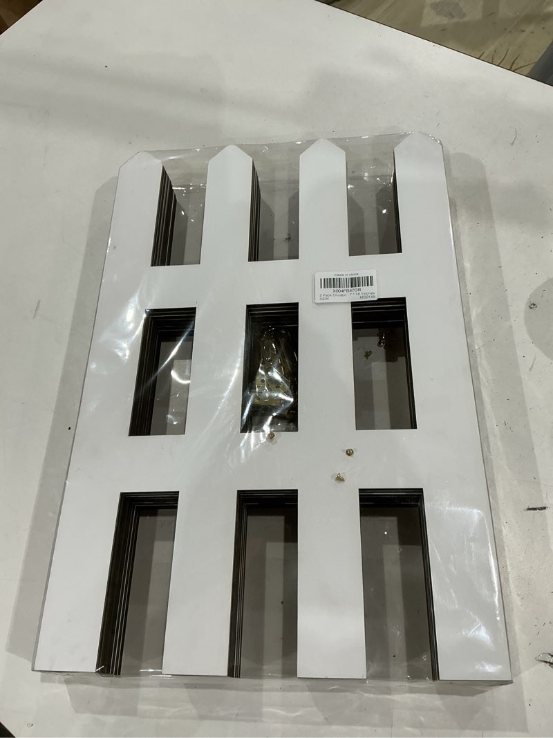 Condition photo showing New/Like New for modooris 4pcs christmas tree fences white wooden picket fence thick xmas tree fence decorations wood gate barrier for kids dogs pet guard christmas holiday wedding home garden party decor, 18" x 12"