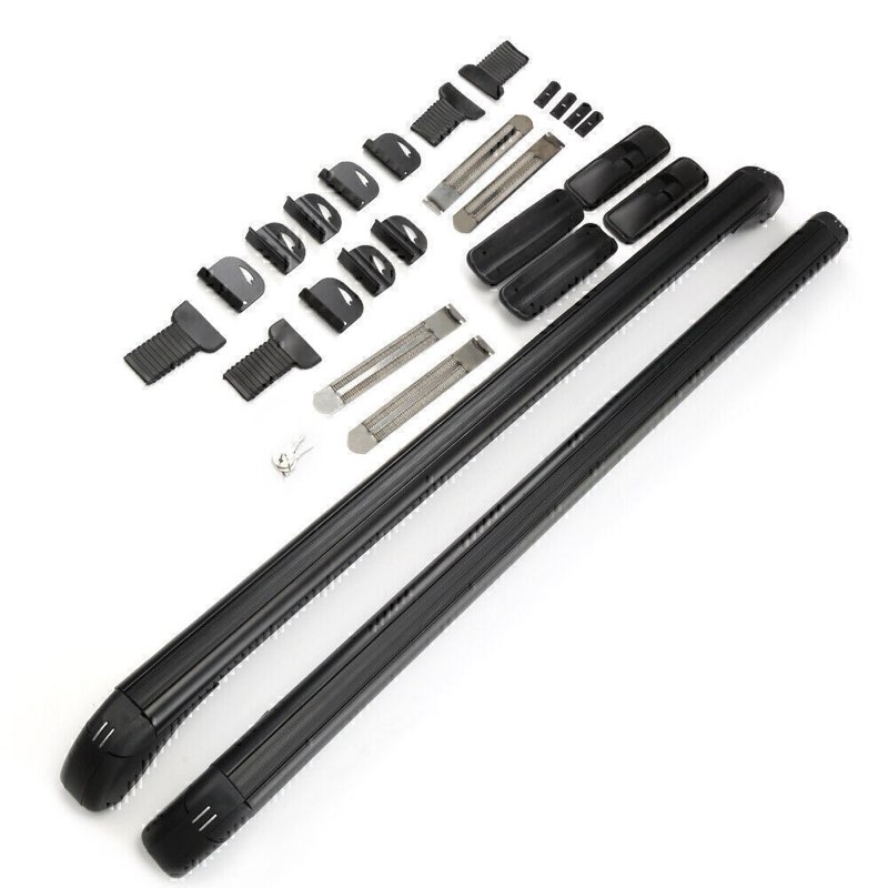 Universal 39" Car Top Roof Rack Cross Bar Luggage Cargo Carrier Aluminum W/ Lock