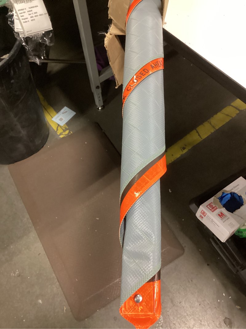 Condition photo showing Good Condition for Roll-Up Sign-48" Superbright-Sidewalk Closed Ahead