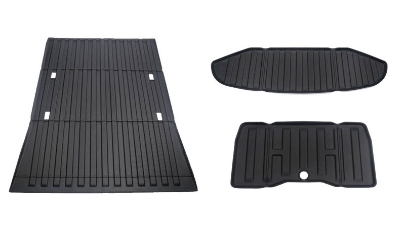 Falafa Truck Bed Mat Compatible with 2024 2025 Tesla Cybertruck, TPE All Weather Bed Liner Heavy Dut