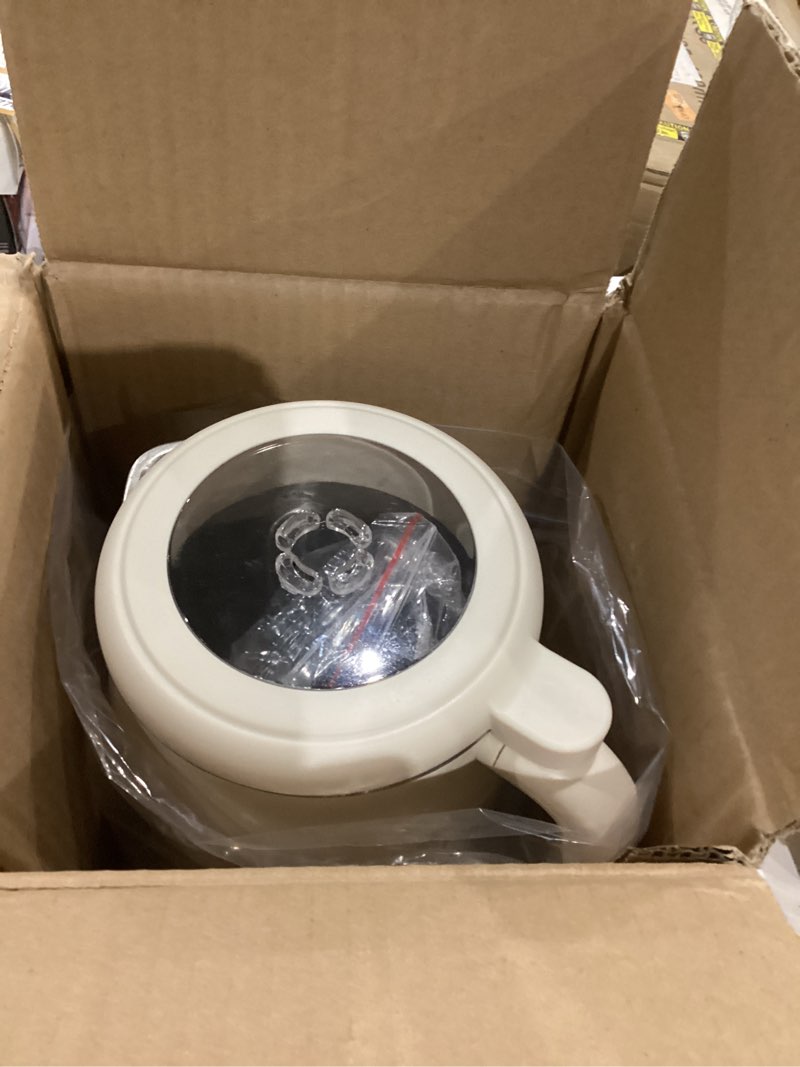 Condition photo showing As Is for 8-IN-1 Nut Milk Maker, 40 oz Soy milk Machine Maker Homemade Almond Oat Coconut Plant Based and Dairy Free Beverages, Countertop Blender With Delay Start/Keep Warm/Boil Water/Self-Cleaning