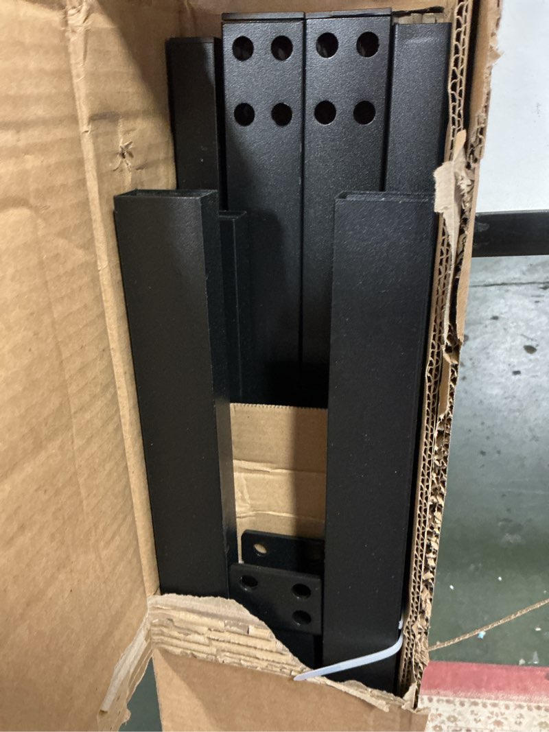 Condition photo showing As Is for Amazon Basics Metal Bed Frame, Non-Foldable Platform Bed, Easy Assembly, Twin, 39W x 75L x 14H in, Black