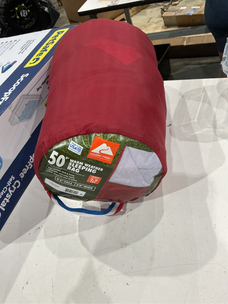 Condition photo showing Good Condition for ozark trail 50 f rectangular sleeping bag