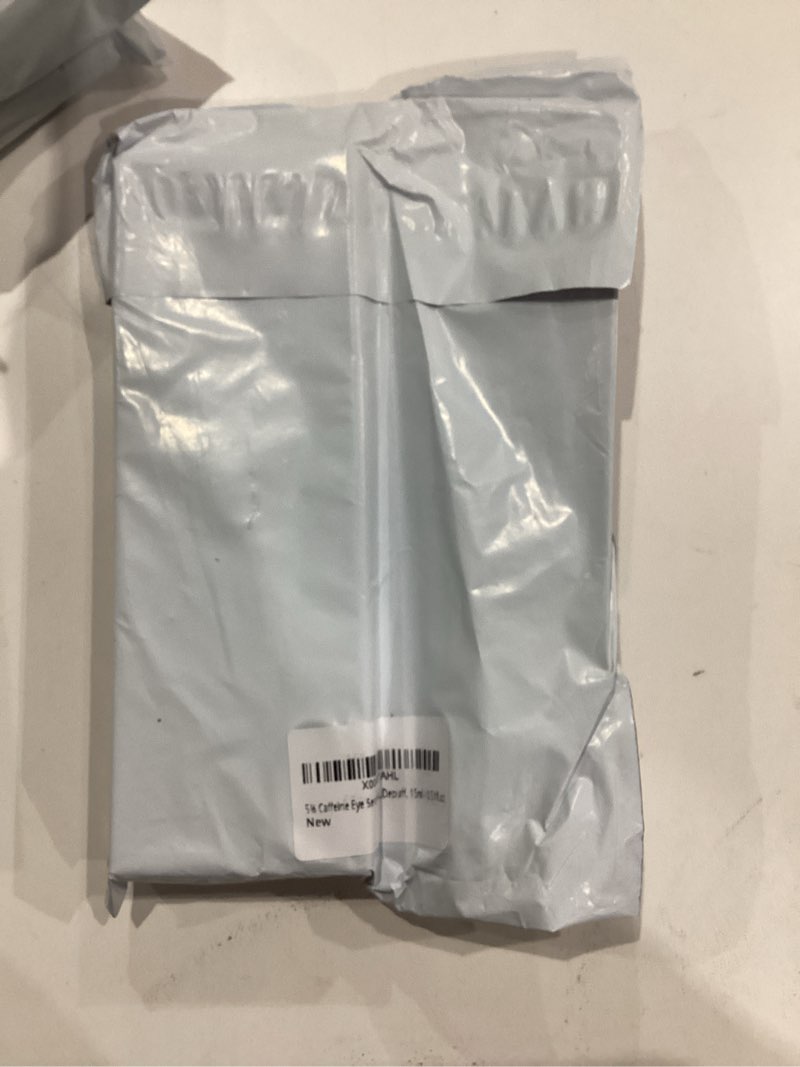 Condition photo showing New/Like New for 5% Caffeine Eye Cream for Puffy Eyes - Under Eye Brightener Serum Roller for Dark Circles Wrinkles Bags Puffiness, with 360° Massage Cooling Ball, Travel Toiletries (15ml / 0.51fl oz)