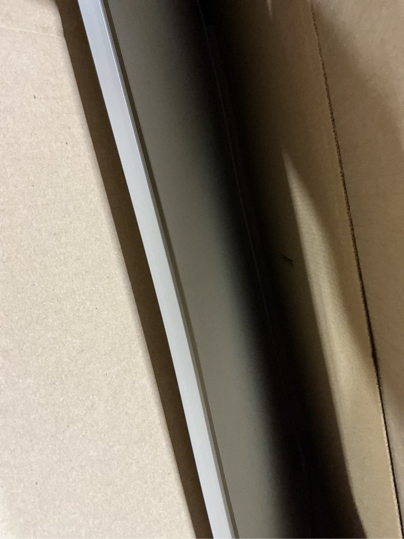 Condition photo showing As Is for (similair too) viz-pro magnetic whiteboard/dry erase board, 48 x 36 inches, silver aluminium frame