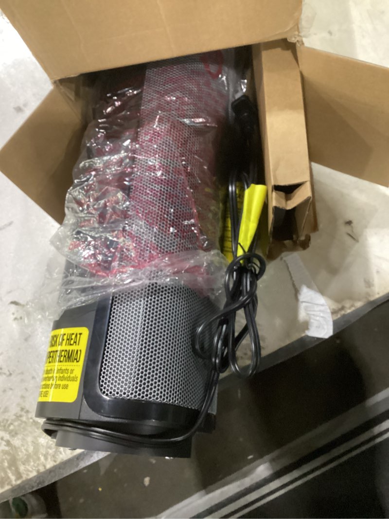 GRIDR Space Heater, 24" Electric Heaters for Indoor Use, 1500W PTC Ceramic Heater for Office with Re