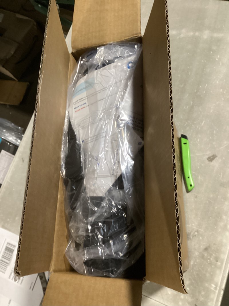 Condition photo showing New/Like New for Everlasting Comfort Stadium Seats with Back Support - Adjustable Memory Foam Bleacher Chairs with Back and Cushion, Portable, Easy Folding Stadium Seat Cushion with Storage Pocket 01. Black