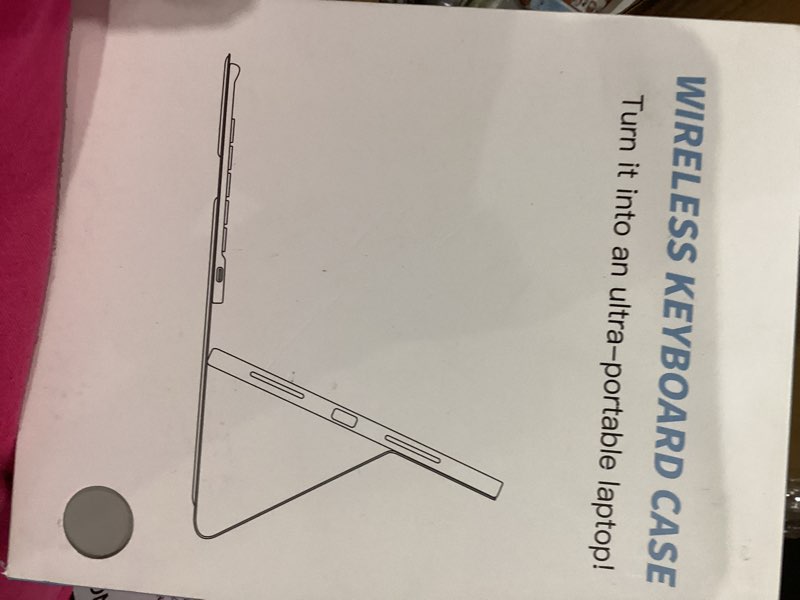 Condition photo showing Good Condition for harvopu compatible for ipad 11th 10th generation case with keyboard, folio cover with pencil holder, multi-touch trackpad, 7 color backlit, detachable keyboard for ipad (a16) 11th/10th gen (gray)