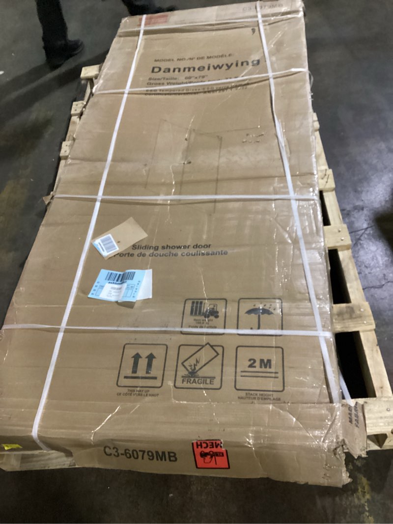 Condition photo showing As Is for similar to stock product .. danmewying.. custom cut glass 60” x 79” – thick | tempered or annealed | perfect glass replacement for shelves, tables, doors, windows | polished/beveled edge | time