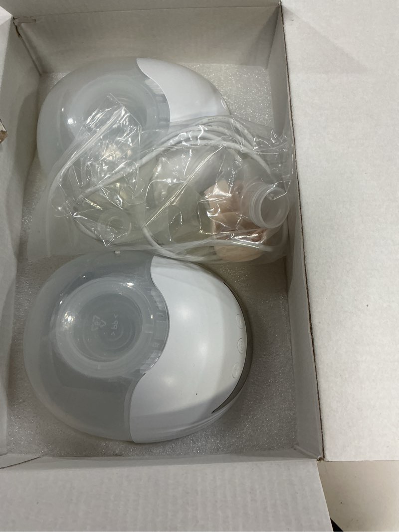 Condition photo showing Good Condition for Hands Free Breast Pump Wearable MY-375 - Strong Suction, Low Noise, Wearable Breastfeeding Pump with 4 Mode &12 Levels, Portable Electric Breast Pump 24mm - 19/21/Insert/Flange, 2 Pack (White)