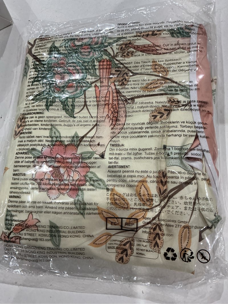Condition photo showing Good Condition for horaldaily floral bordered french tablecloth 60×84 inch oval, pink birds elegant vintage washable seasonal table cover for party picnic dinner decor 60" x 84" (oval) pink