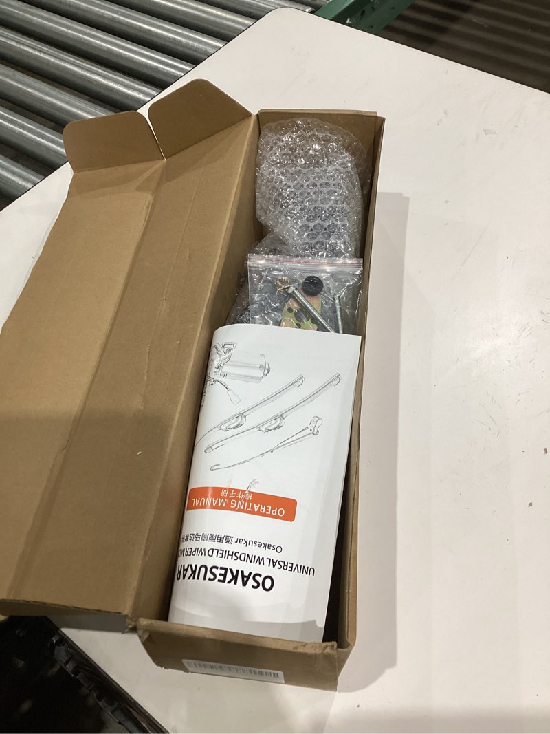 Condition photo showing item condition for Universal UTV Wiper Motor Kit Compatible with Polaris RZR, Ranger, Mule, Teryx Includes 15.75" Wiper Arm & 17.7"/15.75" Blades, 95° Wipe Angle, Heavy Duty 12V High Torque for Off-Road, Farm