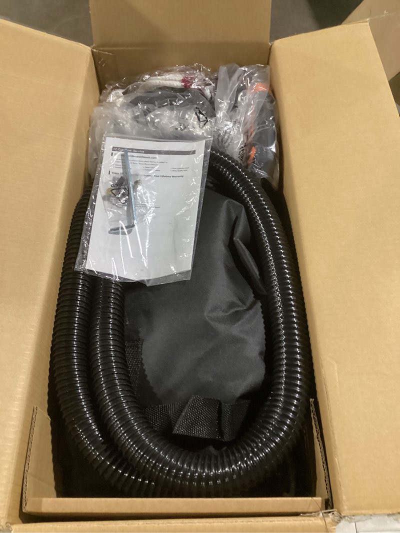 Condition photo showing Good Condition for Drywall Sander with Vacuum Dust Collector,1050W 7.33A Popcorn Ceiling Removal Tool,LED Light,5 Variable Speed 1000-2100RPM,Foldable & Extendable Handle,12 Sanding Discs