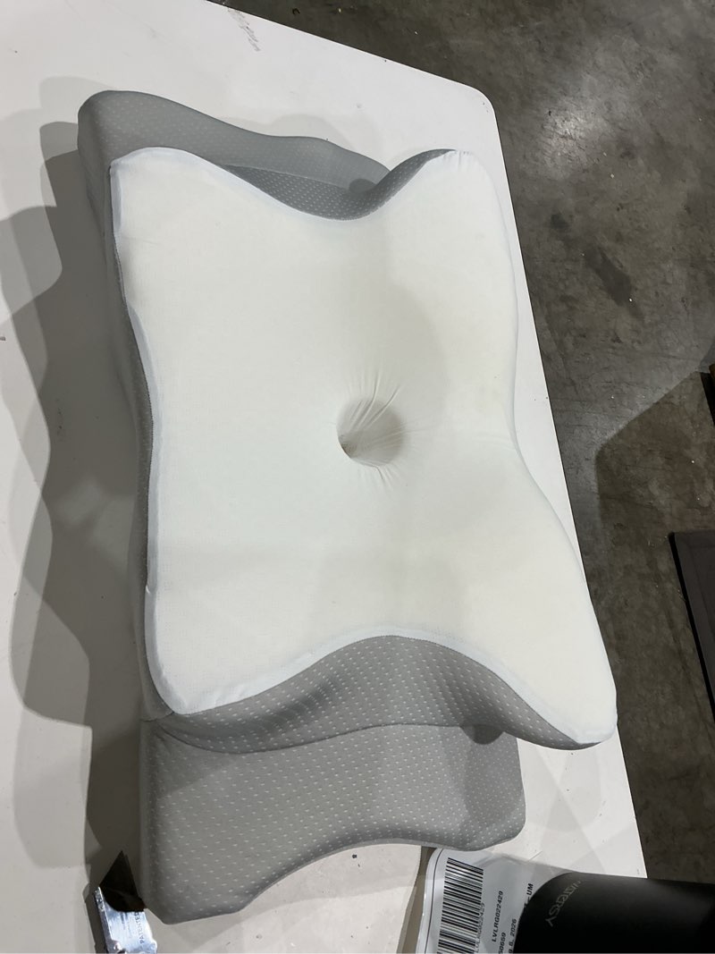 Condition photo showing Good Condition for   adjustable cervical pillow cozy sleeping, ergonomic contour memory foam pillow