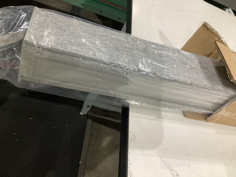 Condition photo showing Good Condition for persilux blackout roller shades for window blinds,cordless,linen fabric,thermal insulated fabric uv protection shades for home,office,bedroom,door,blackout-grey,29" w x 72" h 29"w x 72"h blackout-grey