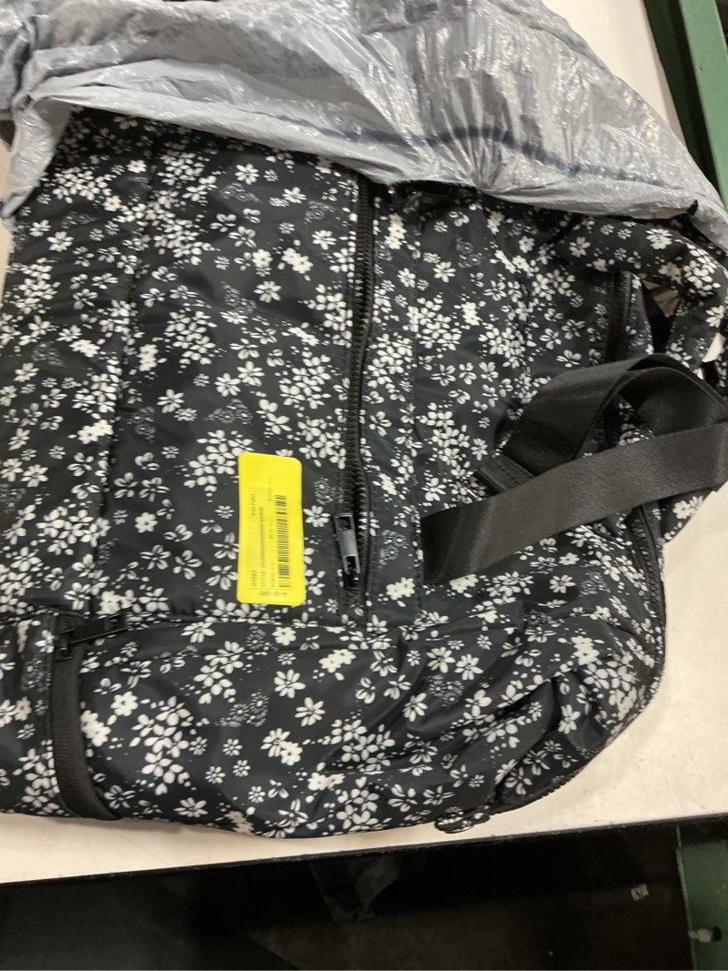 Condition photo showing Good Condition for no boundaries women's weekender bag, black floral