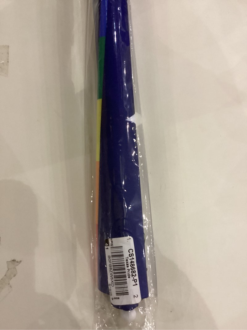 Condition photo showing New/Like New for Texas Pride Cars Decorations Rainbow Flags Bandera Para Carros Window Clip Pole Mount Kit Truck Rod Auto Accessories Poster Month Gifts For Gay Lesbian Queer Transgender Car Decor Made In USA