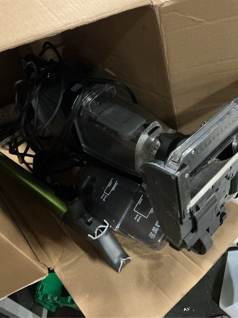 Condition photo showing As Is for bissell® crosswave® hydrosteam™ deluxe wet dry vac, multi-purpose vacuum, wash, and steam, formula included, green, 3515g crosswave hydrosteam deluxe