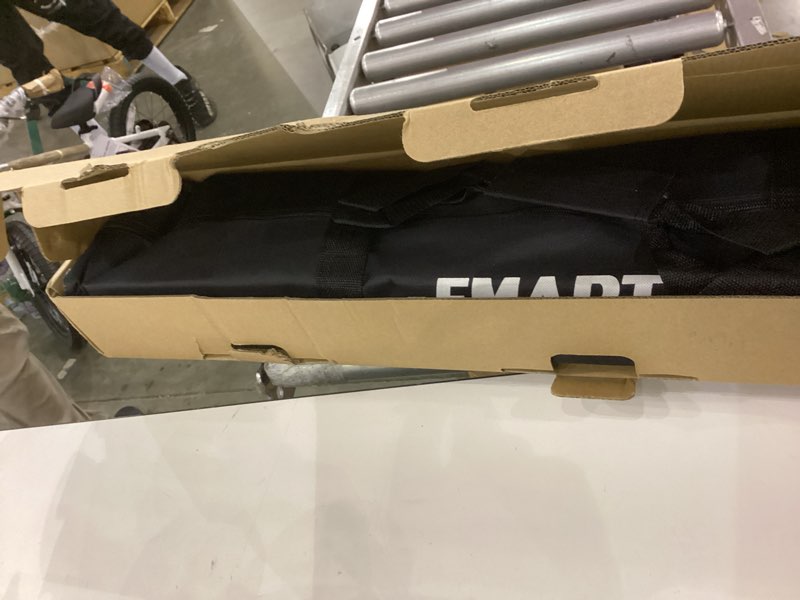 Condition photo showing As Is for EMART Backdrop Stand 10x7ft(WxH) Photo Studio Adjustable Background Stand Support kit with 2 Crossbars, 8 Clamps, 2 Sandbags and Carry Bag for Parties, Events Decoration, Wedding, Photography