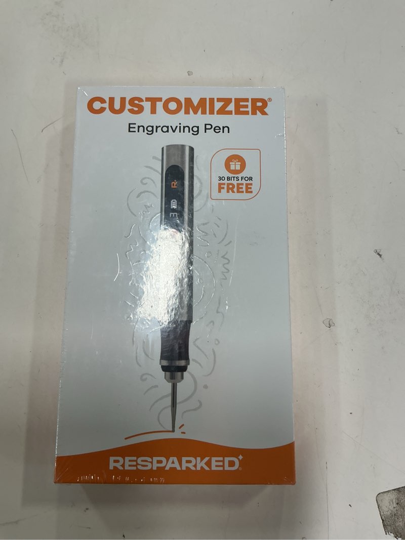 Condition photo showing New/Like New for Customizer Engraving Pen (Formerly Culiau): Ultimate Cordless Portable Tool for Artists & DIYers - Engrave 50+ Surfaces - Beginner Friendly - Rechargeable - Free 30 Bits & Mastery Guide