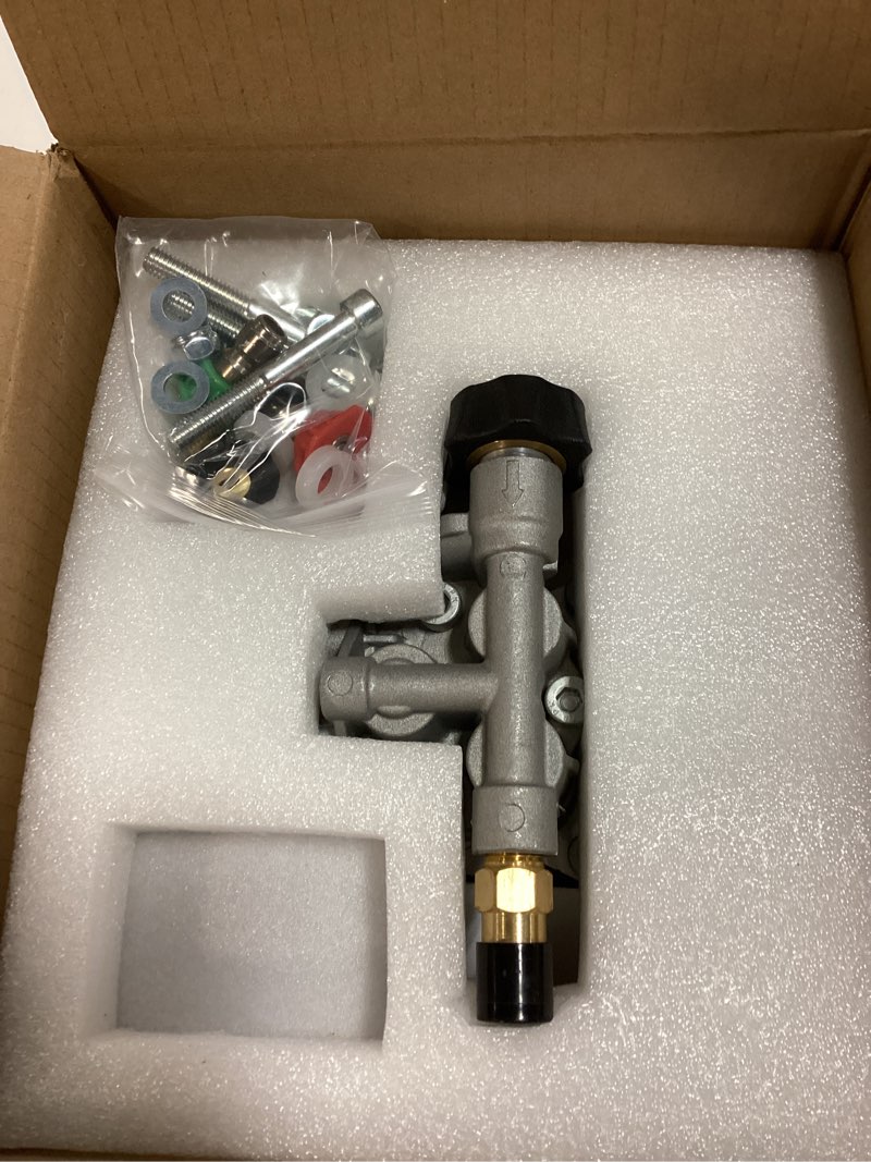 Condition photo showing New/Like New for toolcy 7/8" shaft vertical pressure washer pump - rear inlet/outlet max 3100 psi @ 2.5 gpm oem & power washer pump for gas washer, replacement for simpson, honda etc