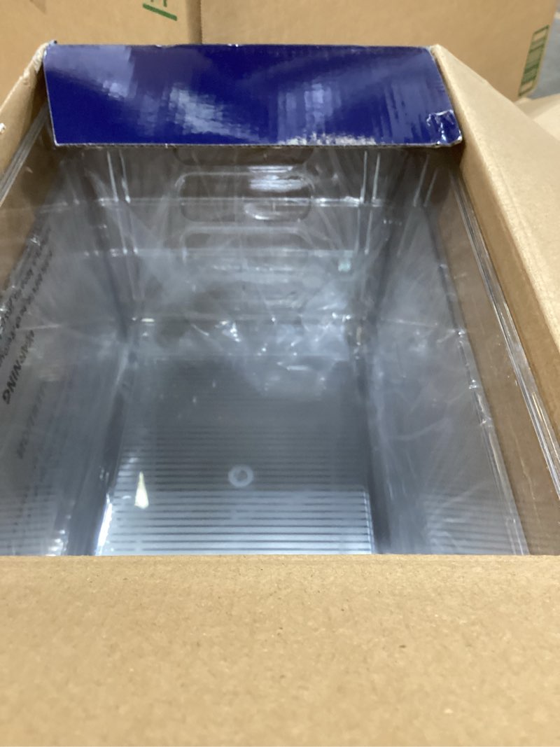 Condition photo showing Good Condition for ClearSpace Clear Plastic Storage Bins – Pantry Organizers & Storage Containers, Cabinet Organizer - Home Organization Must Haves for Kitchen, Laundry Room, Office, Closet, Garage & Freezer 8 Pack