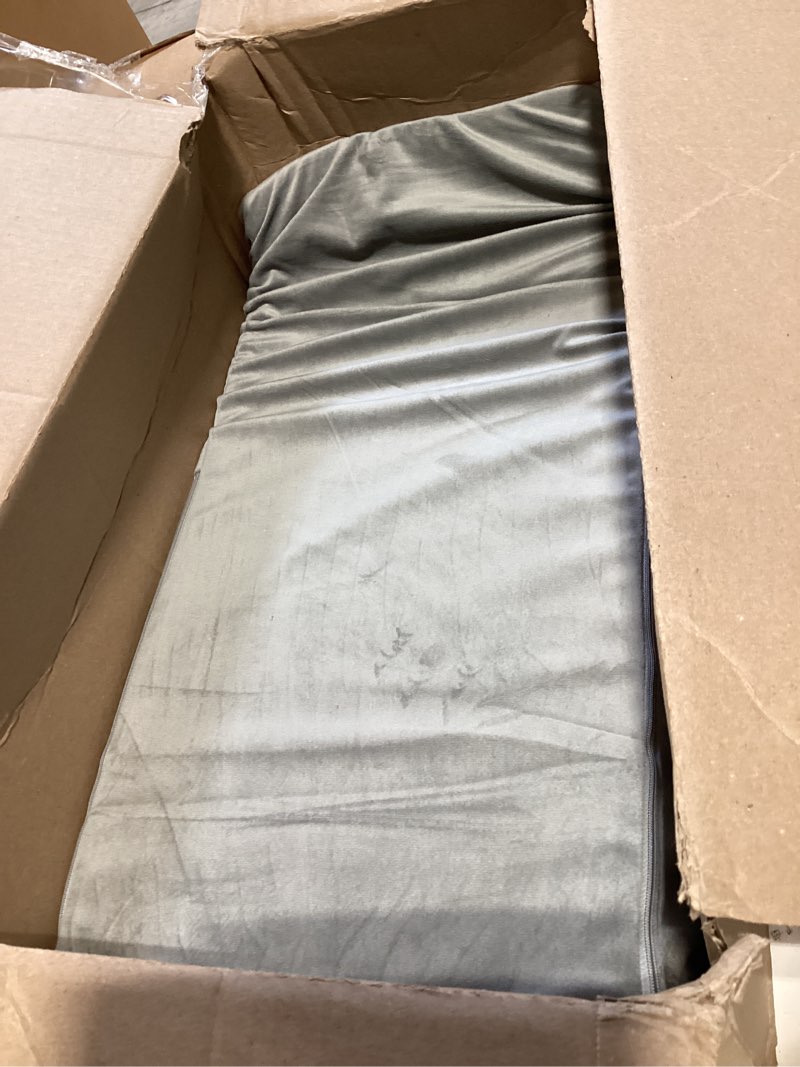 Condition photo showing New/Like New for lightease memory foam leg support and elevation pillow w/dual handles for surgery, injury, or rest single leg