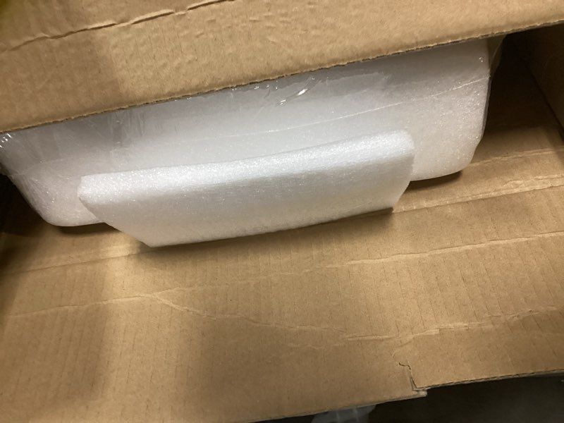 Condition photo showing Good Condition for 3-Inch Elevated Closed Elongated Toilet Seat, Suitable for Seniors and People with Limited Mobility, Slow-Close, Non-Slip, Prevents Shifting, Easy Installation, White (19”)