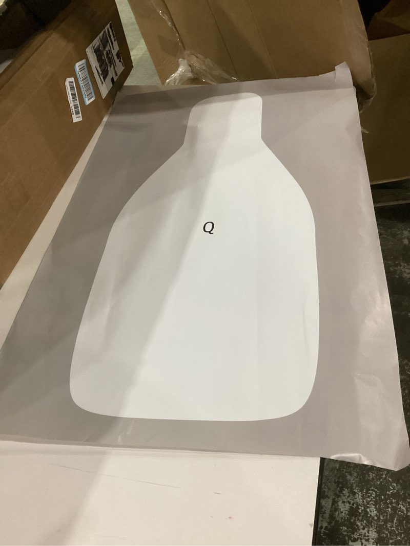 Condition photo showing As Is for leyndo paper shooting targets large paper rifle q targets center mass silhouette for range shooting training qualification for gun pistol rifle practice