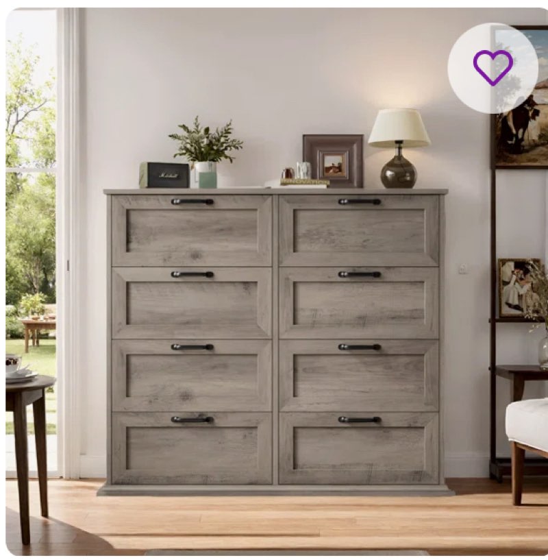 Ausherman 8 Drawer Double Dresser