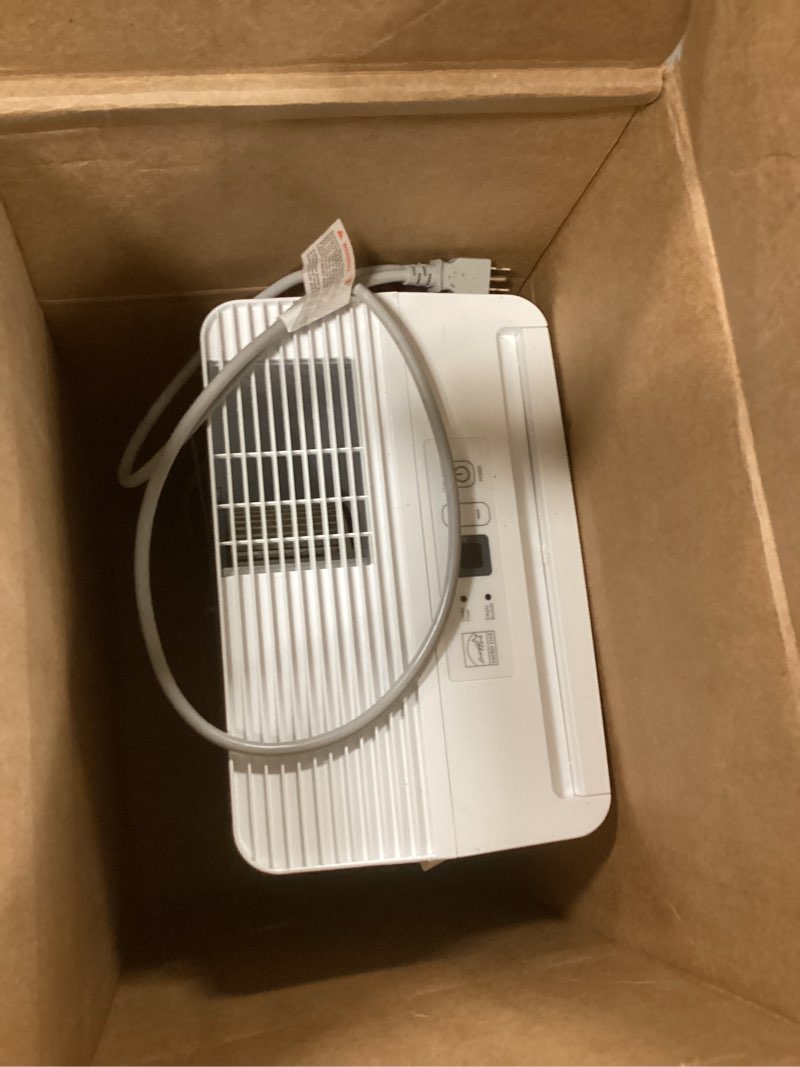 Condition photo showing As Is for Hisense Energy Star 25-Pint Portable Dehumidifier with Auto-Shutoff, Home Dehumidifier and Moisture Absorber For Basement, Garage, Living Room in White 25 Pint w/o Pump Up to 1500 sq ft.