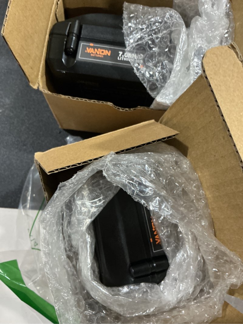 Condition photo showing Good Condition for vanttech 7.0ah wa3520 20v replacement for worx 20 volt lithium ion battery compatible with wa3520 wa3525 wg151s wg155s wg251s wg255s wg540s wg545s cordless power tool battery 2 pack