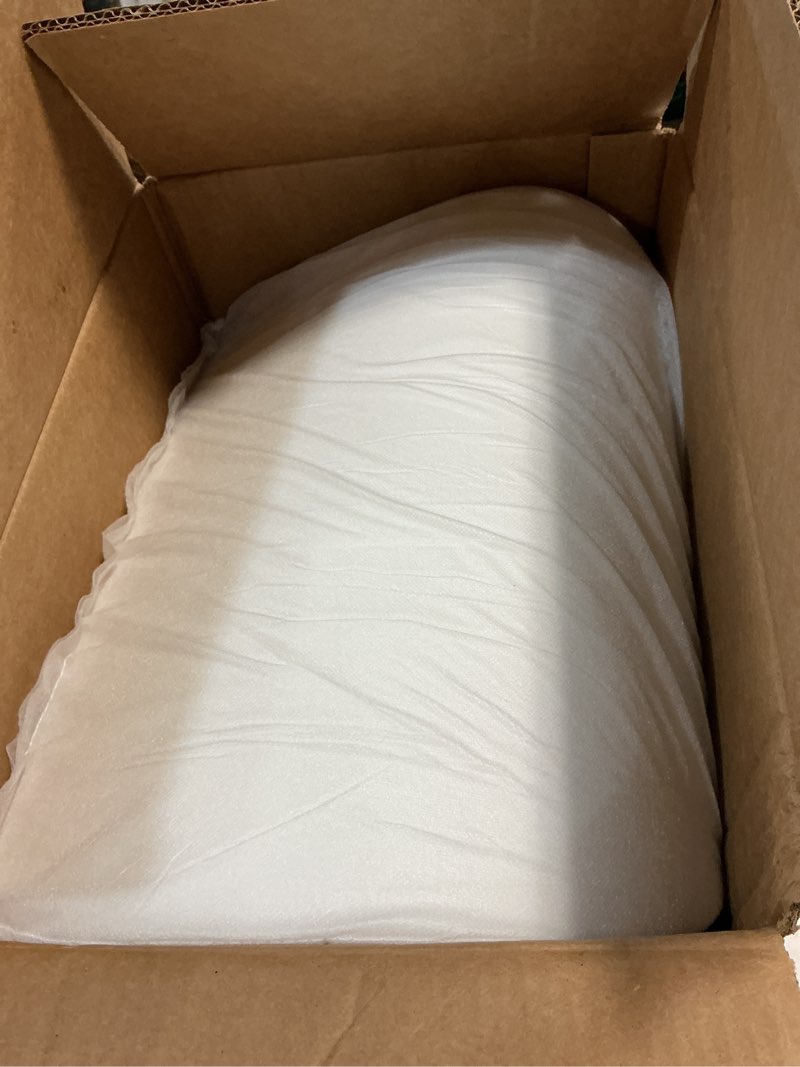 Condition photo showing As Is for aaaaacessories d-shaped chair cushions, 2" thick dining chair pads with ties and removable, machine-washable cover, 17" x 16", set of 4, oatmeal beige oatmeal beige 4 count(pack of 1)