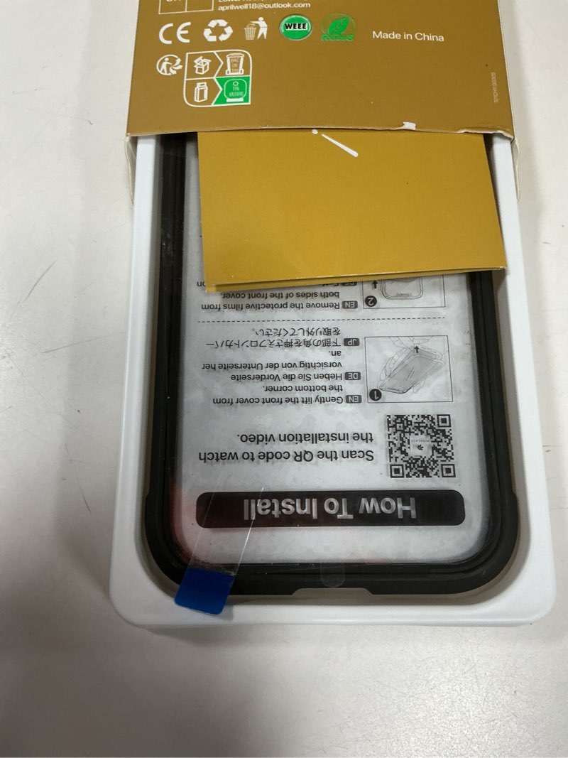 Condition photo showing New/Like New for Miracase Magnetic for iPhone 16e Case Full-Body Phone with Built-in Glass Screen Protector, [Compatible with MagSafe] Military Drop Proof 16 E Cover Bumper 6.1 inch, Black iPhone 16E Magnetic Classic Black