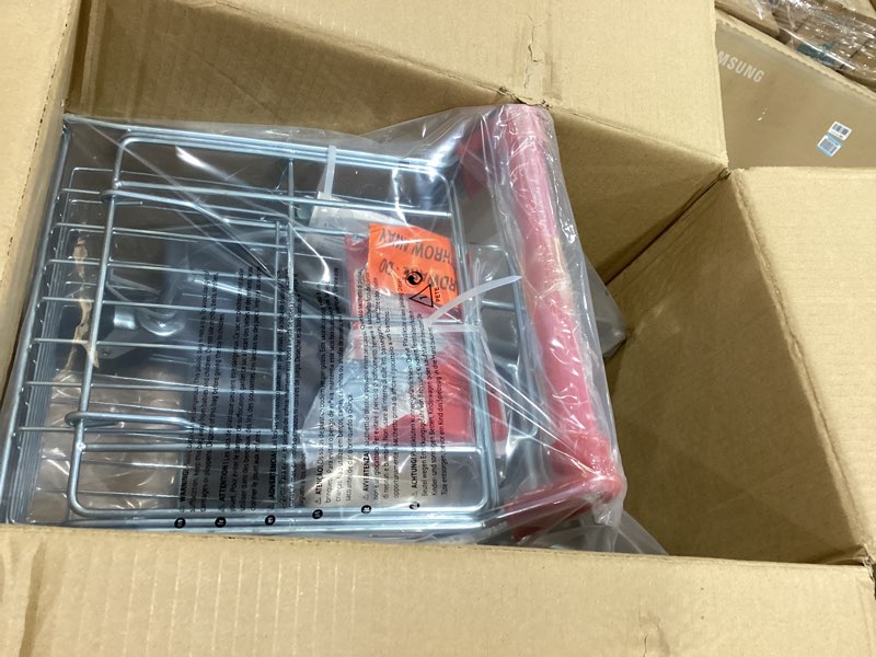 Condition photo showing New/Like New for Melissa & Doug Toy Shopping Cart With Sturdy Metal Frame