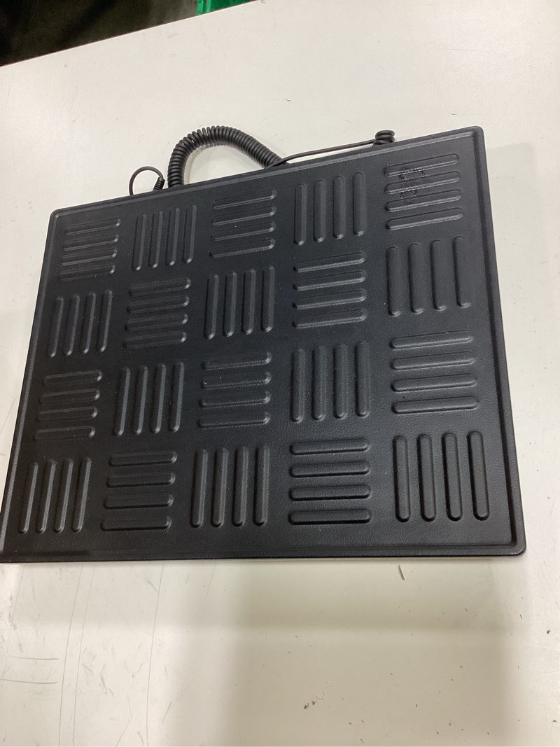 Condition photo showing As Is for vevor digital postal scale, 0.7 oz/3.5 oz dual accuracy, 660 lbs commercial weight scale with hold/tare function & lcd display, fit for packages, postage, luggage, battery & charging cable included 660lbs