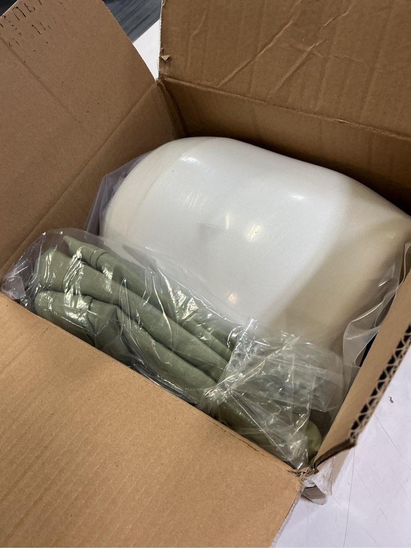 Condition photo showing New/Like New for Premium Outdoor Bench Cushions for Patio Furniture 3.5inches Memory Foam Bench Cushion Waterproof Fade Resistant Porch Swing Cushions with Straps 60×18 Inch Light Green 60'' x 18'' x 3.5'' Light Green