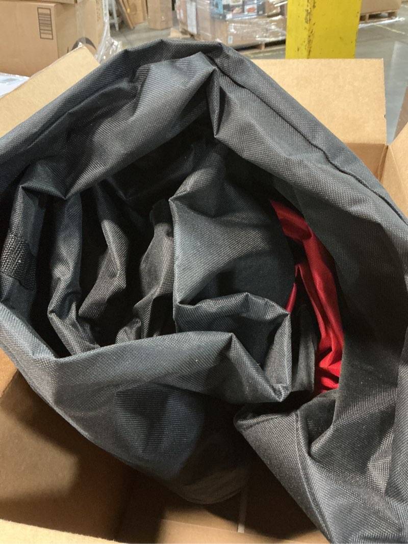 Condition photo showing Good Condition for Frienda Rolling Christmas Tree Storage Bag, Fits Up to 9 ft. Tall Xmas Tree,67.7" x 30" x 19.7", Christmas Bag with Wheels Extra Large Heavy Duty Storage Container(Red,Black)