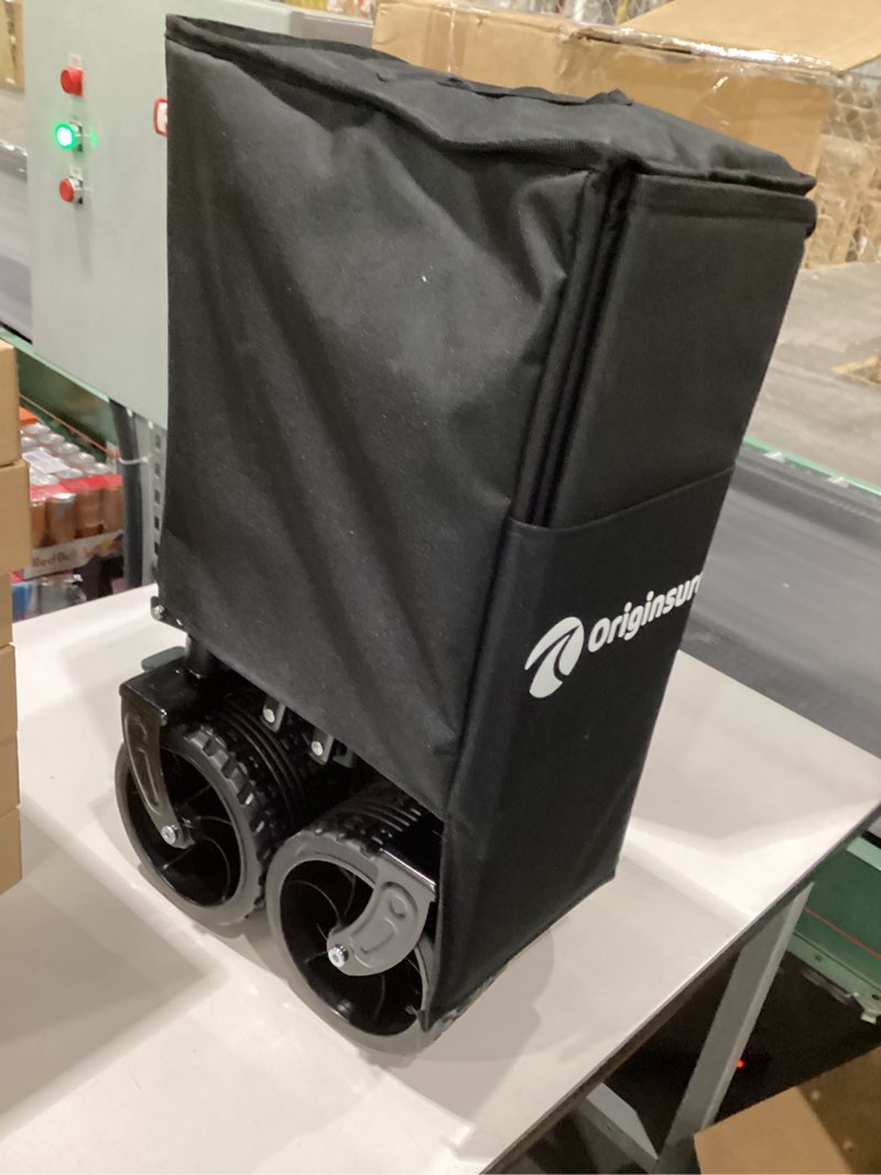 Condition photo showing New/Like New for 38"L Collapsible Wagon Cart Foldable, 460lbs Weight Capacity 220L Heavy Duty Folding Beach Wagons with Big All-Terrain Wheels, Utility Carts for Groceries, Shopping, Camping, Sports - Black