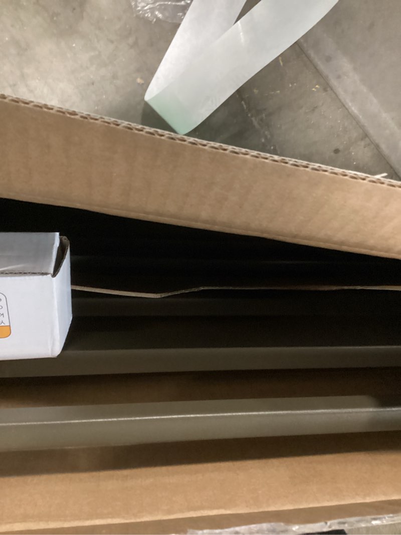 Condition photo showing Good Condition for Ingenuity Decorative Extra Tall Baby Gate & Dog Gate, 28.5"-48" Wide, 36" Tall, Hardware or Pressure Mounted, Install on Top or Bottom of Stairs, Banister, or Doorway - Bronze