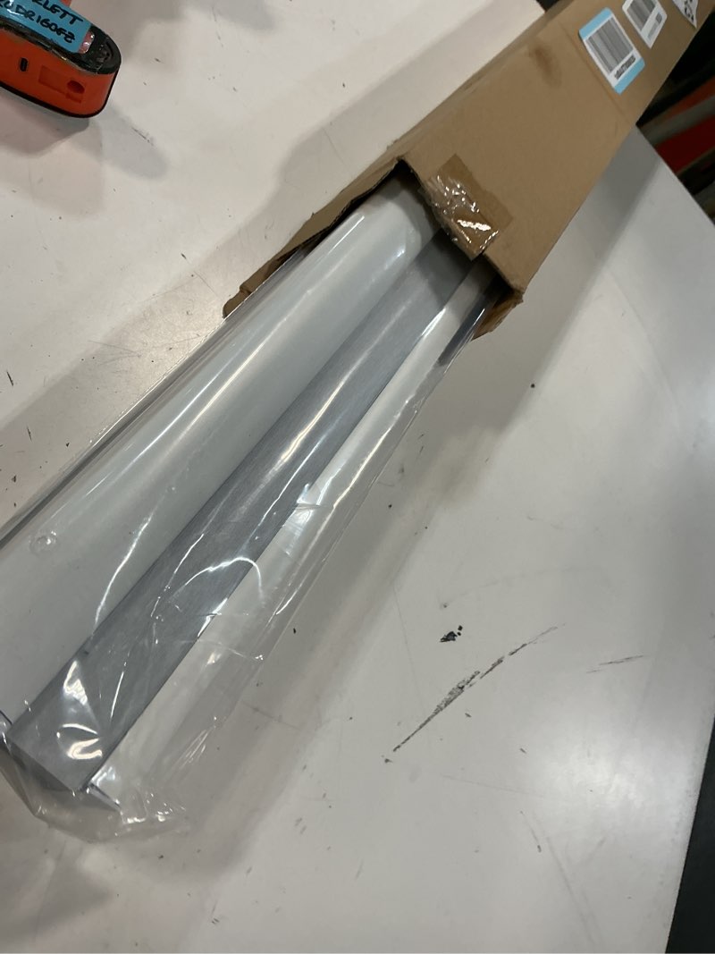 Condition photo showing Good Condition for joydeco no tools no drill window blinds for indoor windows, blackout shades cellular shades cordless, no drill blinds for windows, window shades for home, bedrooms, doors (white, 21" w x 64" h) white - no drill design 21"w x 64"h