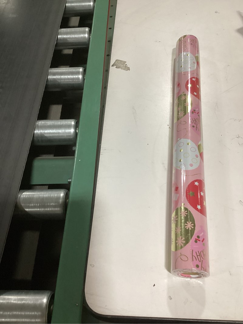 Happy Birthday pink multi wrapping paper 43.2cm*10m