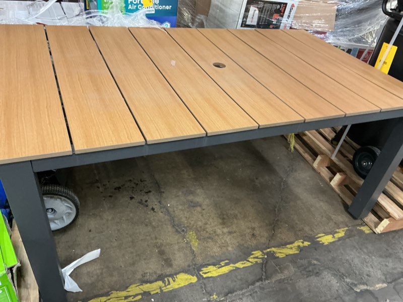 Condition photo showing As Is for style selections waterline square outdoor dining