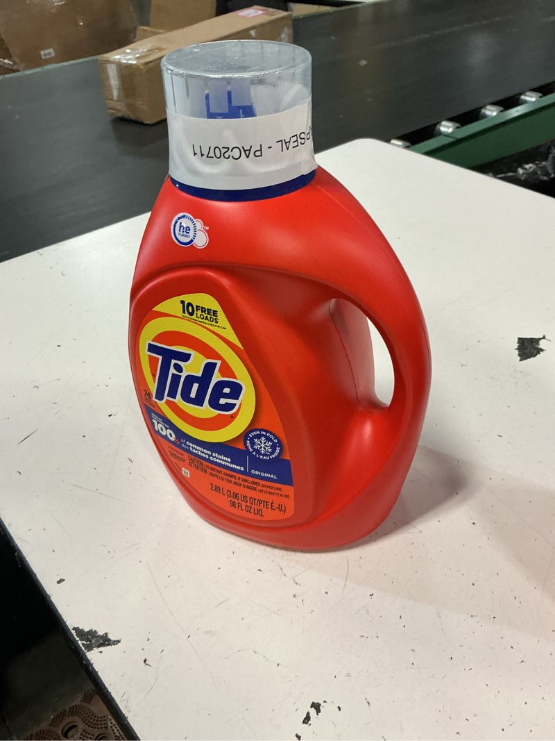 Condition photo showing New/Like New for tide original he compatible liquid laundry detergent soap - 84 fl oz