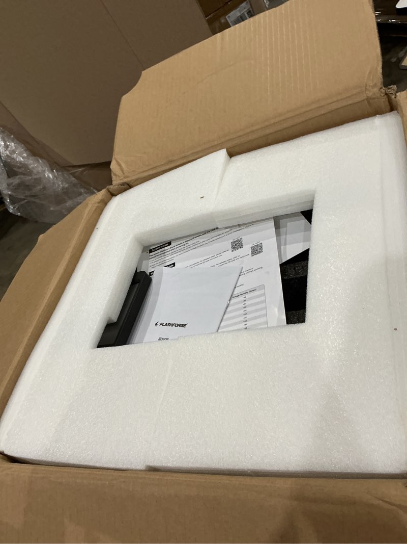 Condition photo showing New/Like New for flashforge ad5x multi-color 3d printer, corexy 600mm/s high-speed, 1-click auto leveling, 300°c direct drive extruder, 220x220x220mm build volume, ideal for precision and efficiency