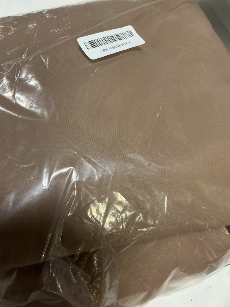 Condition photo showing Good Condition for nicetown total blackout panels for nursery, super soft, heavy duty and thick window treatment curtains 63 inches long with black lined for basement, (1 pair, cappuccino, 42 inches wide each panel) cappuccino 42"w x 63"l (pack of 2)