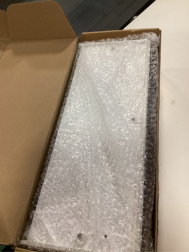 Condition photo showing Good Condition for Shario Floating Shelves - Set of 2, Wall Mounted Hanging Shelves with White Towel Rack, Decorative Storage Shelves for Bathroom, Kitchen, Living Room & Bedroom (Rustic White)