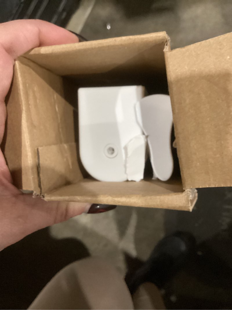 Condition photo showing As Is for LazBlinds No Drill Cordless Zebra Blinds for Indoor Windows, Dual Layer Light Control Roller Shades for Day and Night, Light Filtering Sheer Shades for Home, 34" W x 72" H, White White 34" W x 72" H