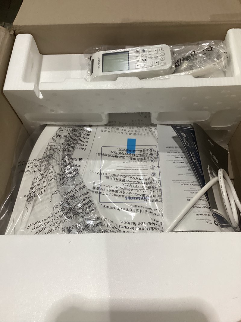 Condition photo showing New/Like New for bliss bb-2000 electric bidet seat for elongated toilet  white